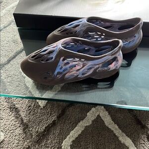 Yeezy Foam Runner Brown and Blue